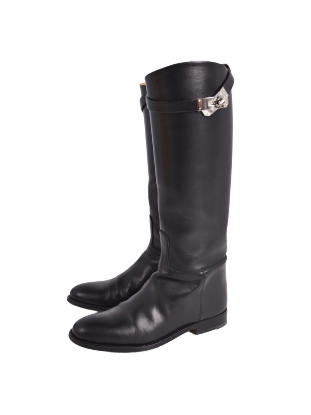 Hermes Boots Long Black